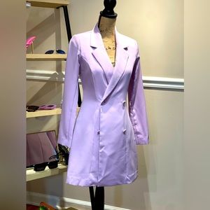 Lilac/periwinkle blazer dress
